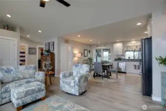 The floor plan flows beautifully.