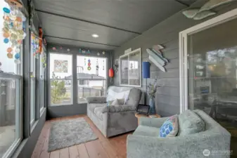 Great space for morning coffee and a good book!