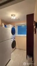 Separate laundry upstairs