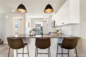 Not subject property. Staged similar unit.