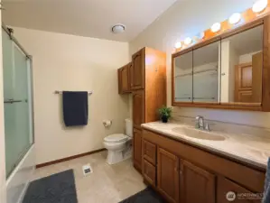 Primary bathroom.