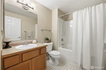 Upstairs second bathroom