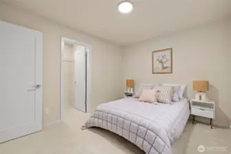 Bedroom 3 with walk-in closet