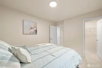 Bedroom 4 with walk-in closet