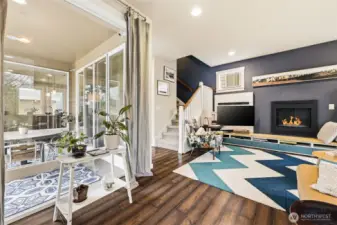 Main living area with floor-to-ceiling windows providing abundant natural light