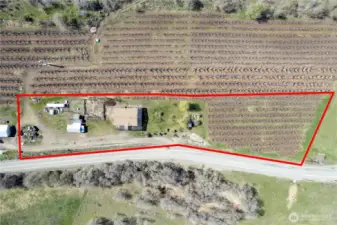 Ariel View with boundary lines