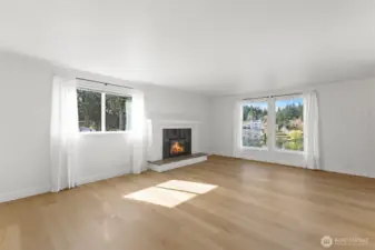 Living room with great views