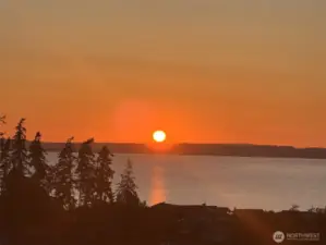 Imagine a sunset almost every evening.