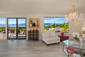 Nearly every room has this expansive view.