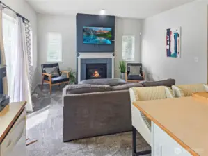 Family room view.