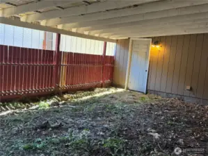 Back carport