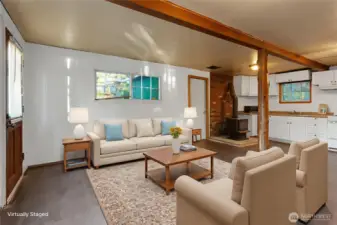 AI Staged | Get an idea of what your cabin can look like!