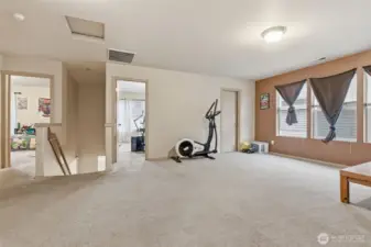 Bonus room upstairs