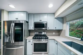 All appliances are included, including this state of the art LG refrigerator