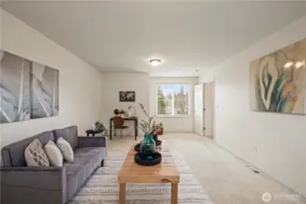 You can also add a wall and make two rooms if you need more space. The possibilities are endless here