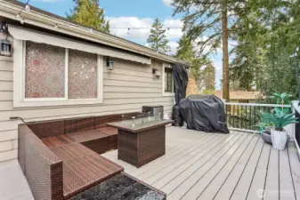 Back of home upper deck