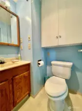 bathroom off utility room