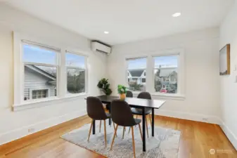 Dining area on main floor