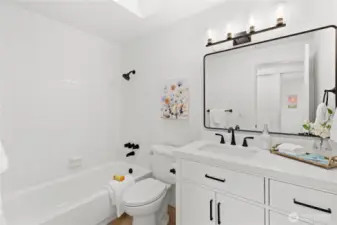 Remodeled main bathroom