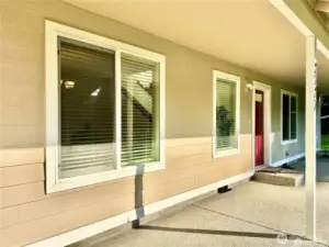 Large front porch.