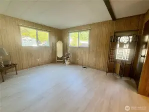 The primary bedroom suite includes a large walk-in closet.