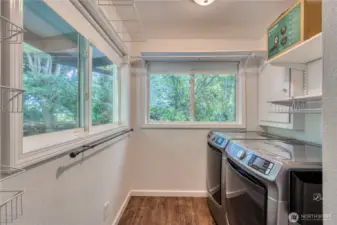 Utility Room. Washer and Dryer convey