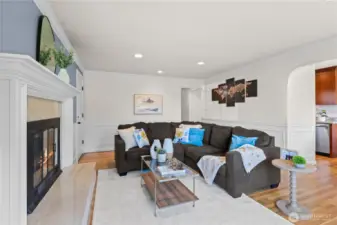 Gas fireplace