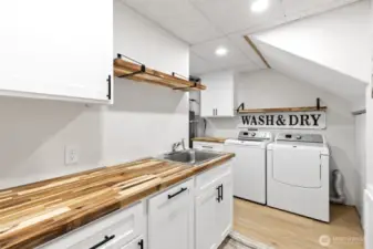 Laundry lower level
