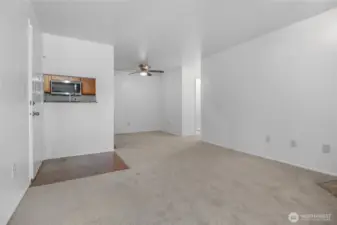 Easy 1-level living with stairless access.