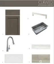 Sample of Lot 103's finishes.