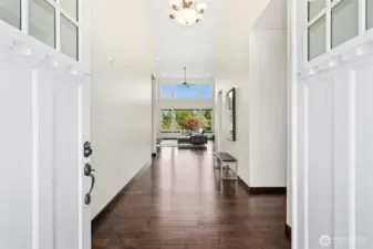 Double-height entry