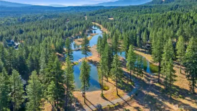 1 of many ponds at Tumble Creek.