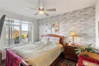 Primary Suite with it's own walk-in closet and private ensuite!