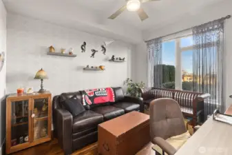 Spacious 2nd Bedroom with a large walk-in closet.