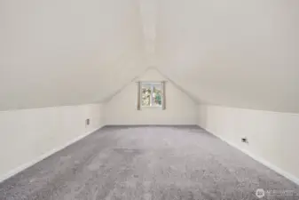 Finished extra room above garage.