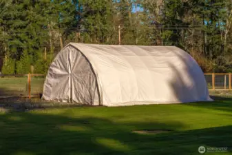 New extra storage area for yard equipment or whatever you would like. 4k.