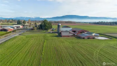 East view from Slotemaker Rd., with Hampton Rd. to the left