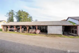 View of machinery shed