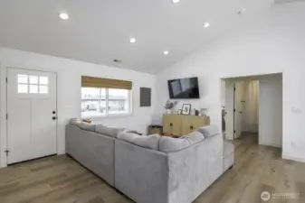 Notice how bright and clean this space is with the many upper lights as well