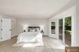 Slicer leading to back deck