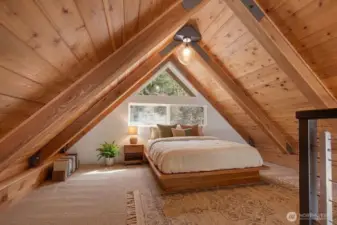Sleep as many as you need to in this cozy loft space