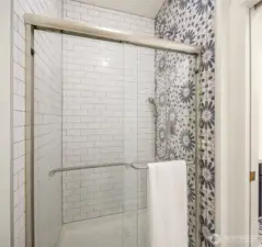 Gorgeous tile - just one of the many design features throughout the home.