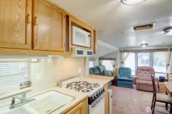 Kitchen complete with everything you need to make your favorite meal or desert!