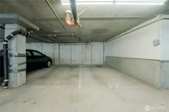 Two Designated Parking Spaces in Secure Garage
