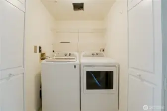 Side-by-side Washer and Dryer