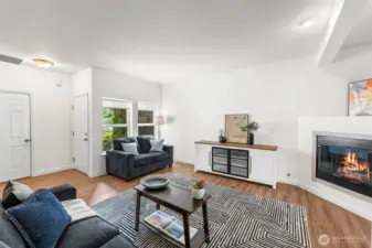 Living, Front and Garage Entry
