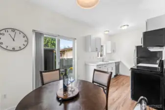 Dining Area and Kitchen