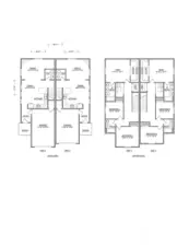 Floor Plans for Duplex Townhome