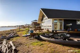 Kayak and paddleboard to your hearts content!