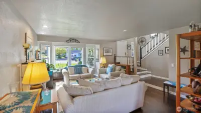 Offers plenty of space for comfortable seating and relaxation.